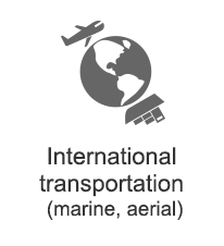 International transportation (marine, aerial)